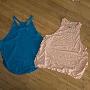 Prana Women's Tank Tops in Teal and Peach M
